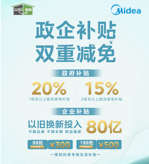 全闽乐购，焕新生活——美的全品类家电以旧换新优惠来袭