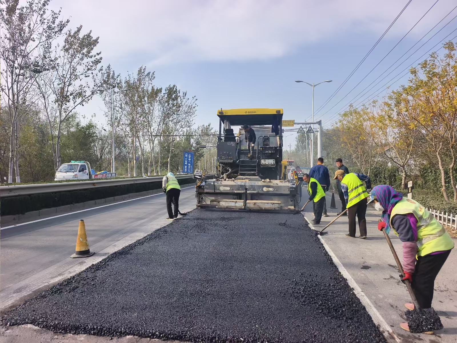 乐陵公路分中心开展路面病害集中处治工作