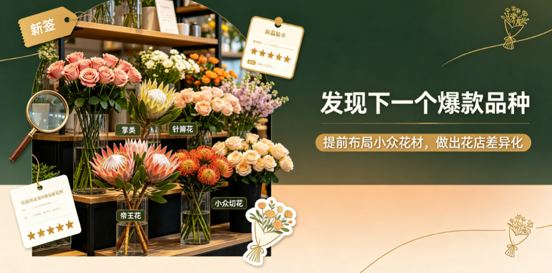 花材价格跟着拍卖行情走，花店怎么找准下单时机？
