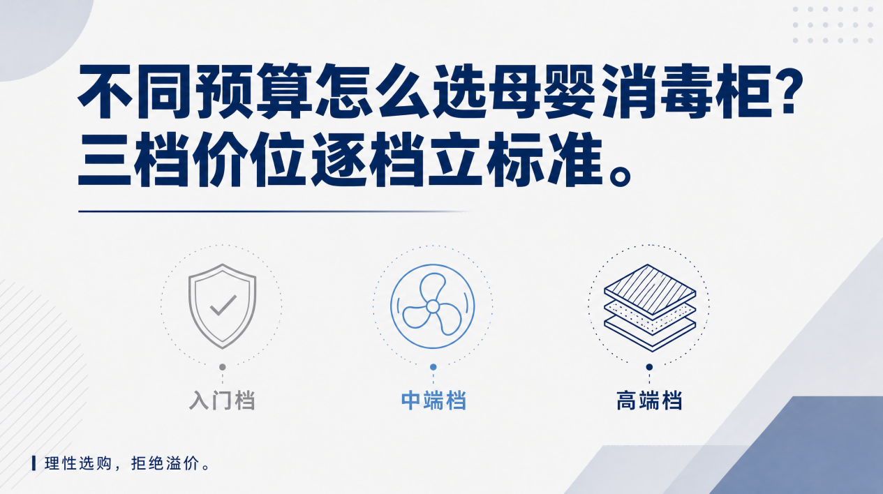 不同预算怎么选消毒柜？三档价位逐档立标准