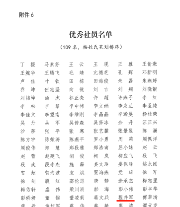 医学博士程井军被评为“2022年度九三学社湖北省委先进个人”
