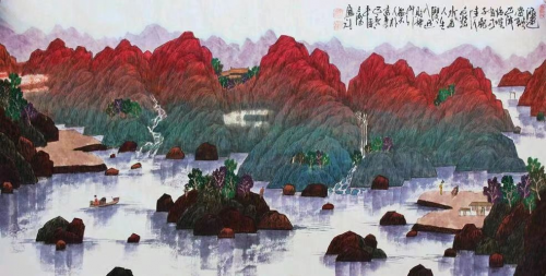 色彩山水，色彩天下，色彩人生——中国色彩山水开拓者陈宝元