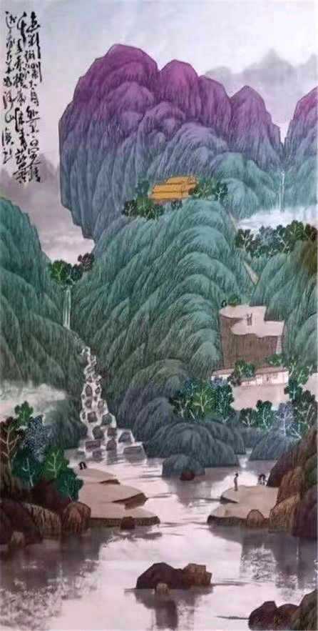 色彩山水，色彩天下，色彩人生——中国色彩山水开拓者陈宝元