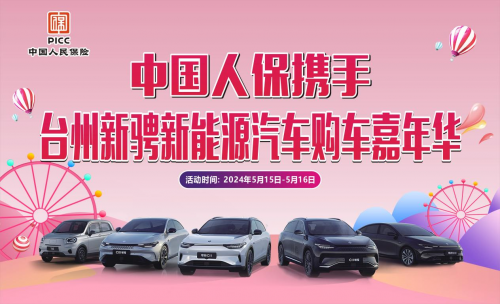 中国人保举行购车嘉年华携手台州新骋新能源汽车