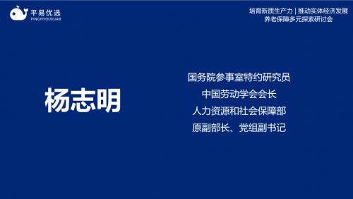 平易优选推动养老保障多元发展