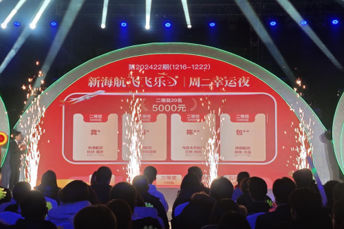 新海航“飞飞乐”现金抽奖活动升级 中奖旅客可享3折购票礼遇