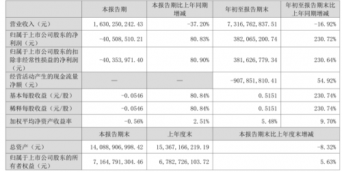 顺鑫控股业绩表