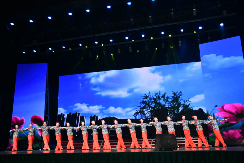 萍乡经济开发区玉湖社区：金龙腾云辞旧岁，灵蛇献瑞启新篇。