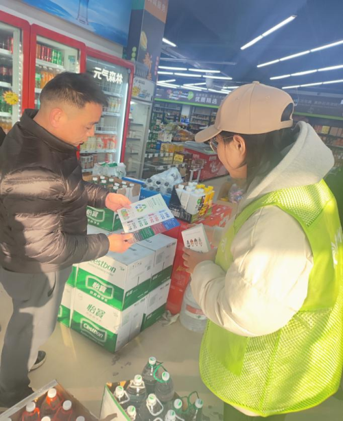 滨湖街道垃圾分类商户宣传活动