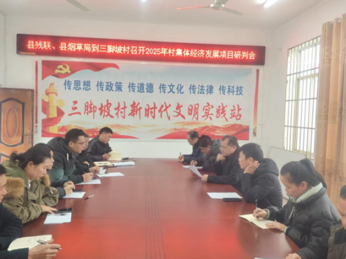 后援单位助力帮扶村谋划集体经济新路径