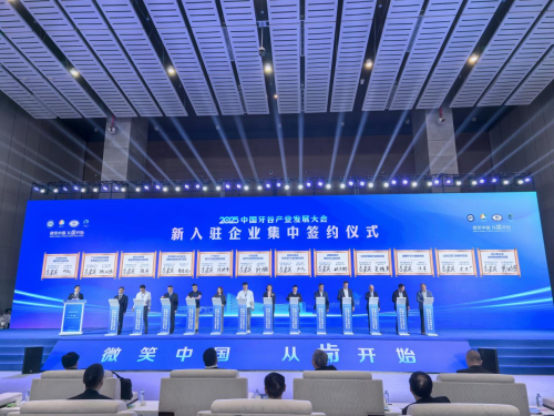 2025 la Conférence sur le développement industriel de la vallée de la dent en Chine signe 12 projet