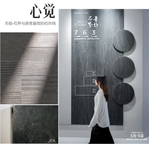 蒙娜丽莎瓷砖无极石界系列，以心觉触达人居至高境界