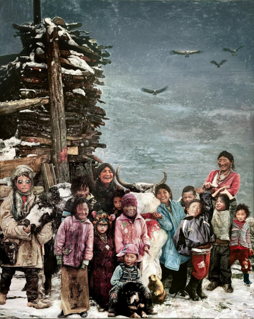 绘灵魂长卷，悟丹青禅心知名雕塑家、画家张立旗作品闪亮2025北京艺术博览会