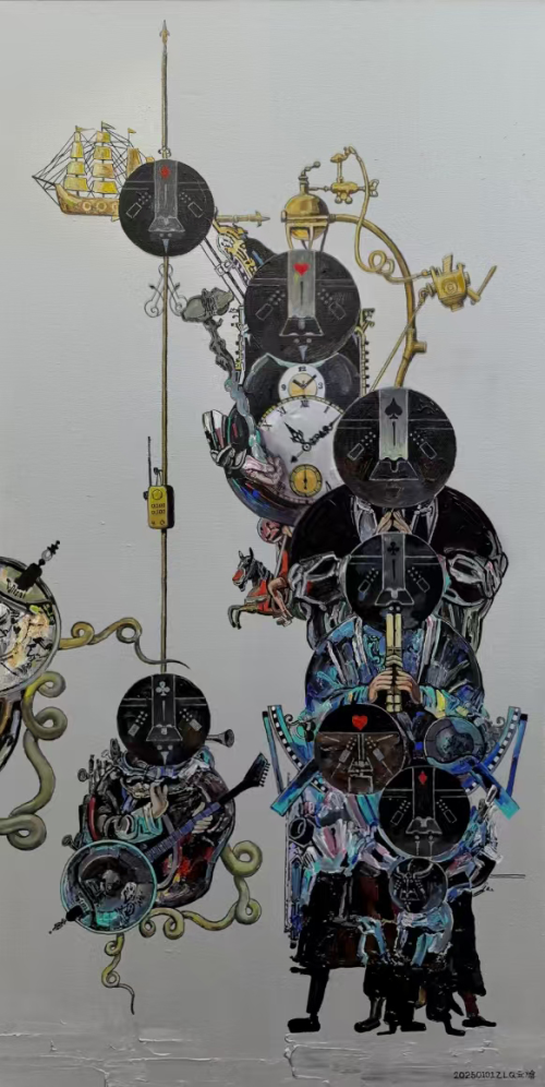 绘灵魂长卷，悟丹青禅心知名雕塑家、画家张立旗作品闪亮2025北京艺术博览会