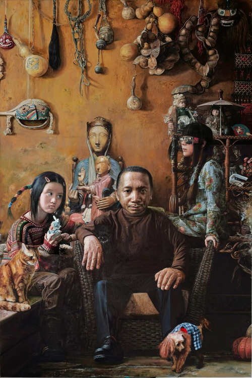 绘灵魂长卷，悟丹青禅心知名雕塑家、画家张立旗作品闪亮2025北京艺术博览会