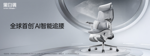 人体工学椅推荐!黑白调智能追腰椅X7当红不让成顶流