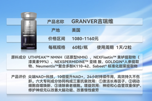 NMN哪个牌子最好？2025年十大热门抗衰产品测评，第一名实力超雄！