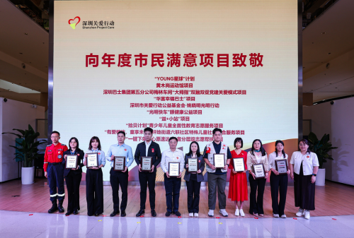 深圳华厦眼科“光明快车”眼健康公益项目及“深圳市关爱行动公益基金会·姚晓明光明行动”荣获第二十二届深圳关爱行动年度市民满意项目