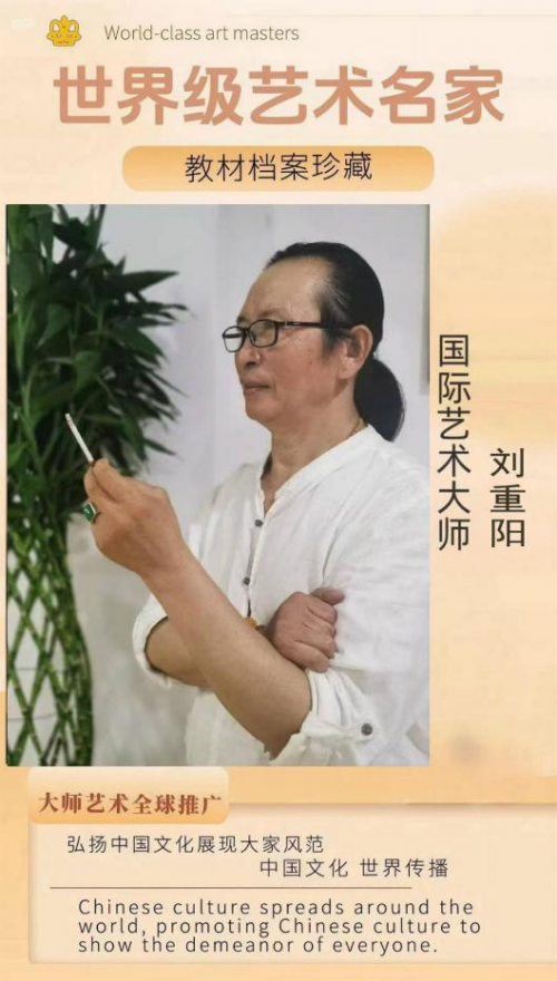 刘重阳国际艺术大师——世界级书画艺术名家教材档案
