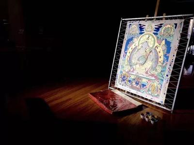 唐卡画师的修行：在展会遇见初心