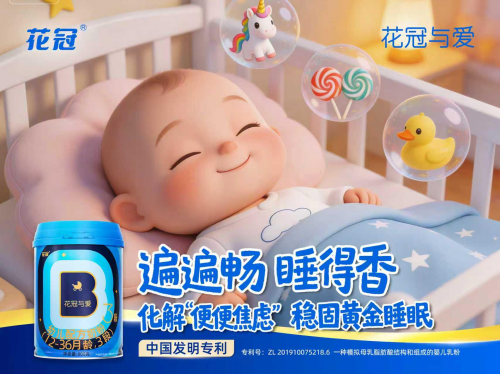 读懂宝宝“肠胃情绪”，花冠与爱如何让宝宝“睡得香”？