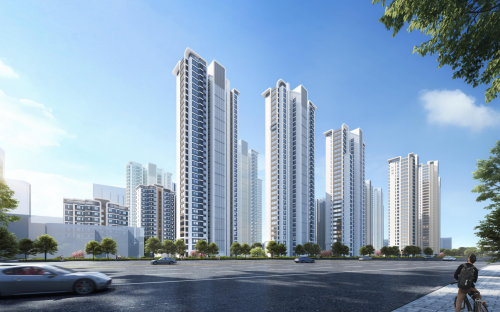 中建五局福建公司福州市晋安区环南新村（松梧郡、兰蕙郡）项目首块底板顺利浇筑