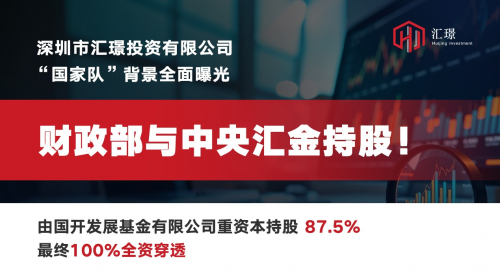 财政部与中央汇金持股！深圳市汇璟投资有限公司“国家队”背景全面曝光