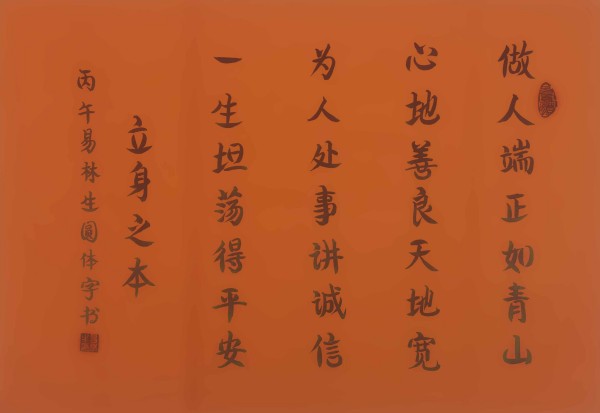 《开局之年展风采》圆体书法名家易林生——特别报道