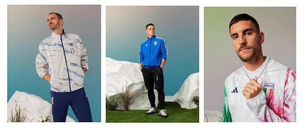 阿迪达斯发布2023意大利国家队主客场球衣，蓝色战袍焕新回归