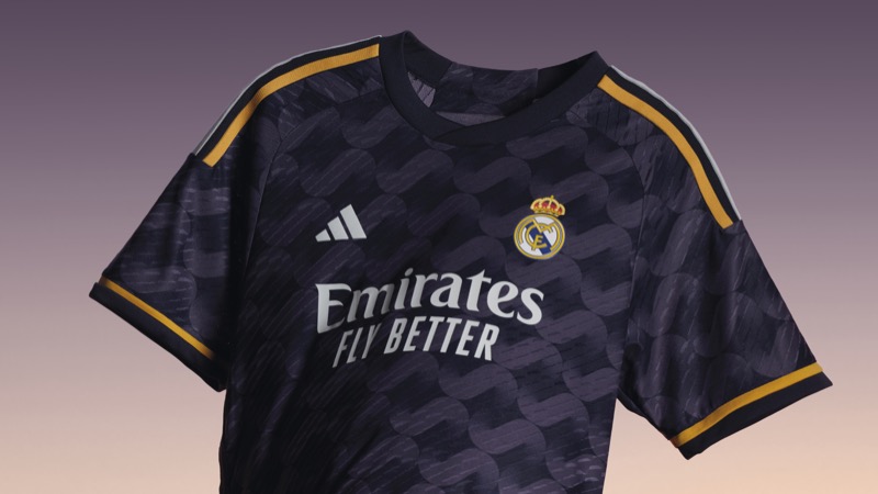 灵魂与信仰——阿迪达斯与皇家马德里足球俱乐部发布2023-24赛季客场球衣