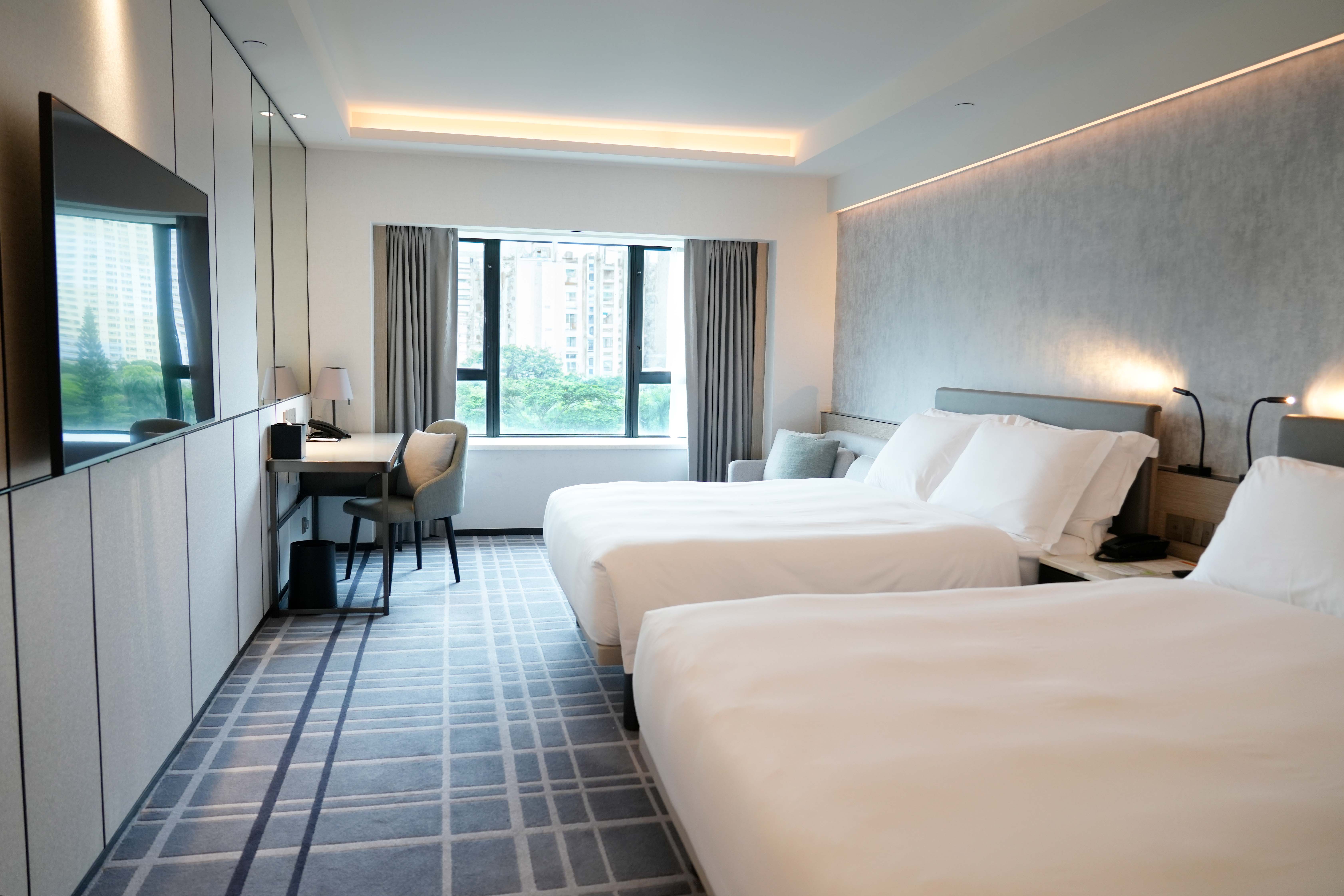 香港宾馆床头图片