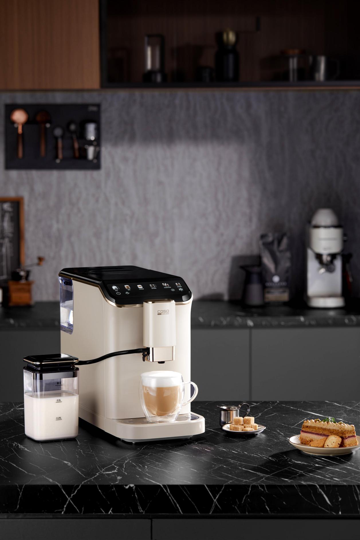 卡梭全自动咖啡机彩屏版：一键实现精品咖啡自由，轻松为工作生活减负