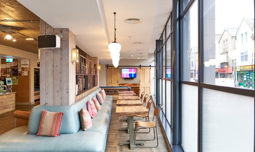 communal area in student accommodation cardiff