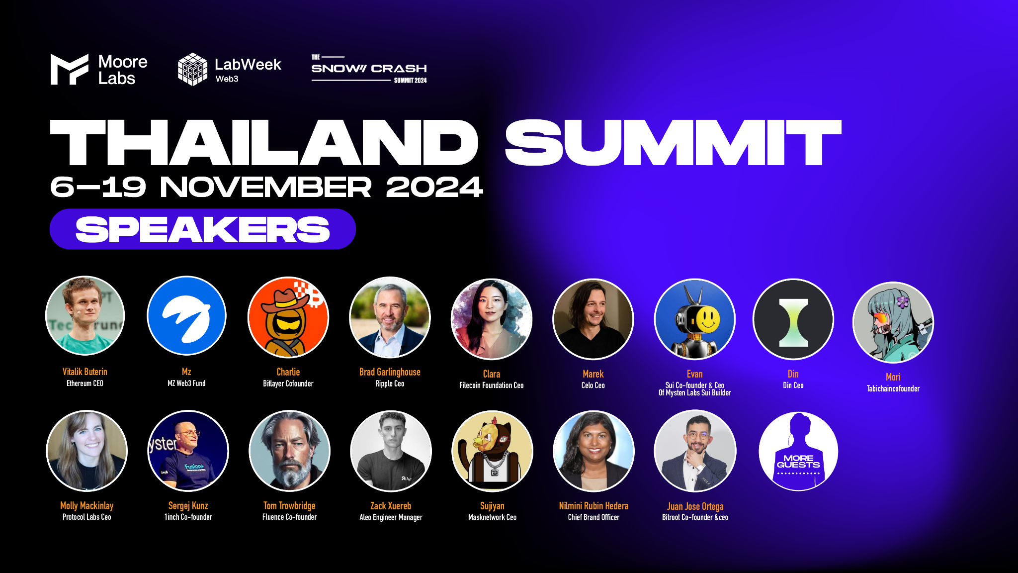 汇聚全球Web3力量，Thailand Summit 2024即将开启