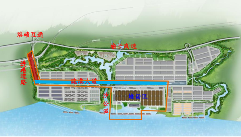 中交路建洛碛港项目基础设施突破：给排水系统启动铺设