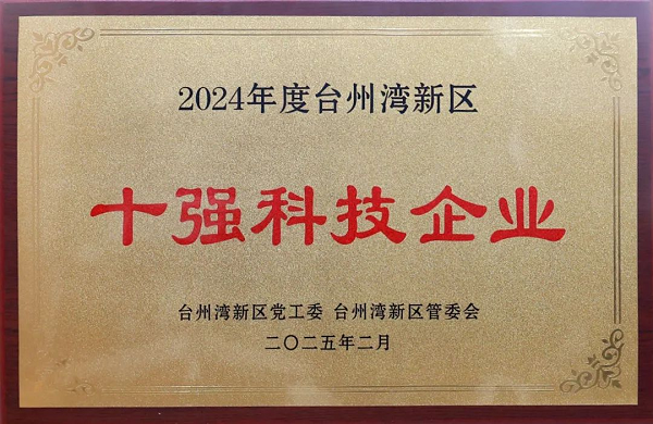 新吉奥汽车荣膺“2024度台州湾新区十强科技企业”殊荣