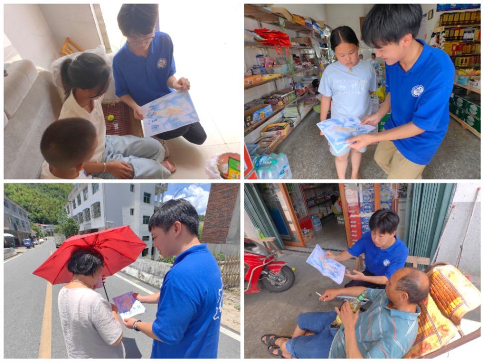 情系乡民老幼，传递志愿温情