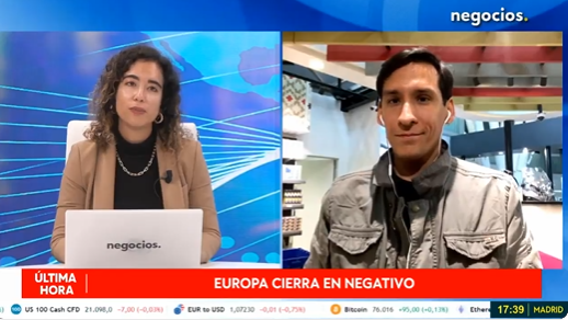 A person and person on a news report

Description automatically generated