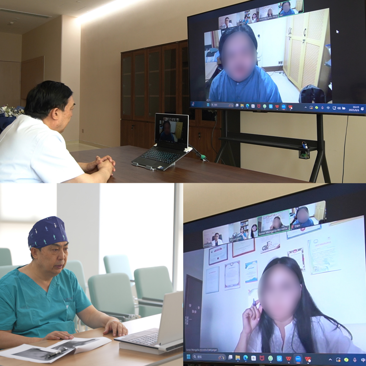 我们的病人来自世界各地，因为我们是西安国际医学中心医院......