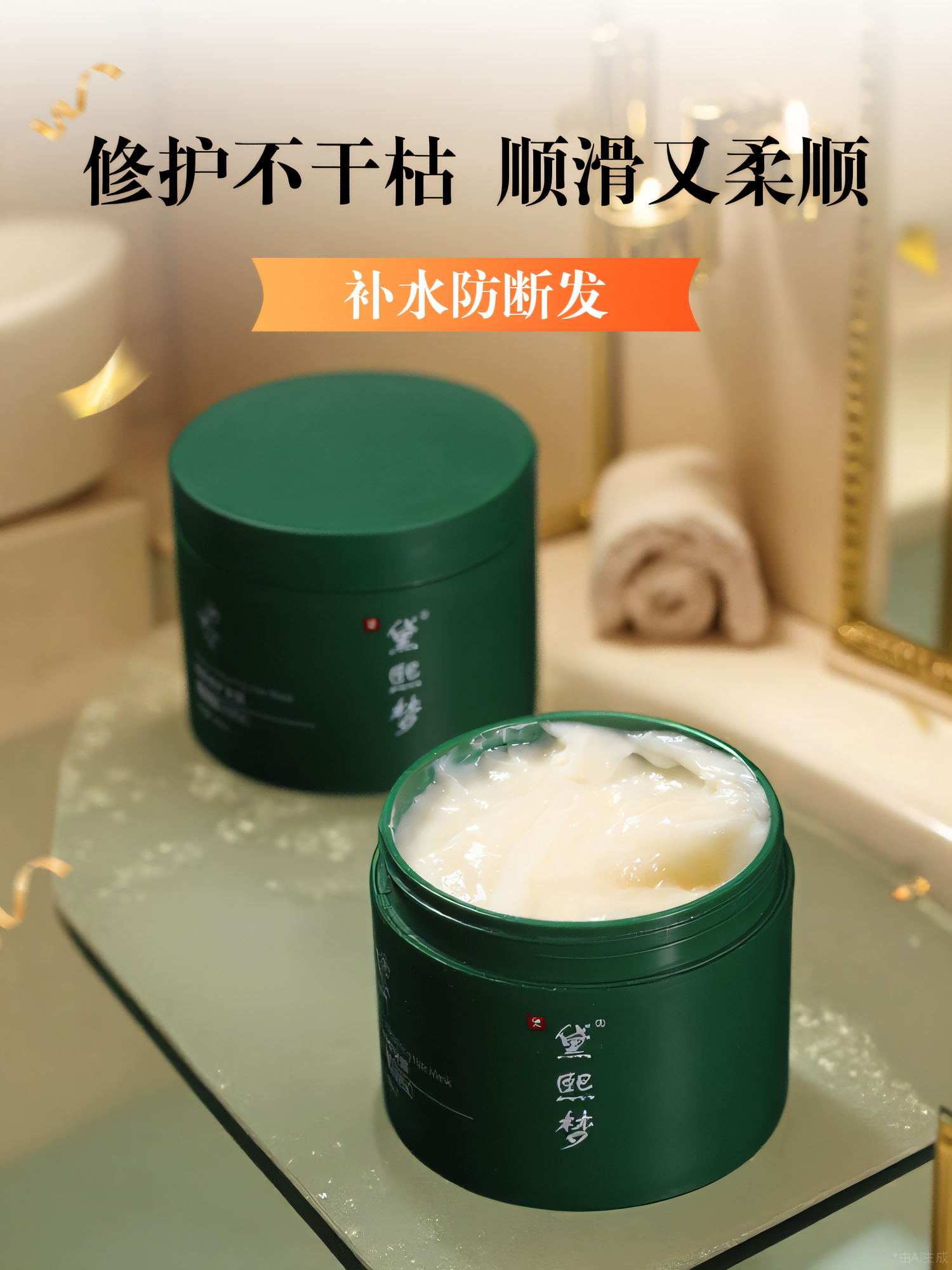 发膜可以当护发素用吗？干枯发质必入款，替代护发素更能打，强效滋养抚平毛躁不打结