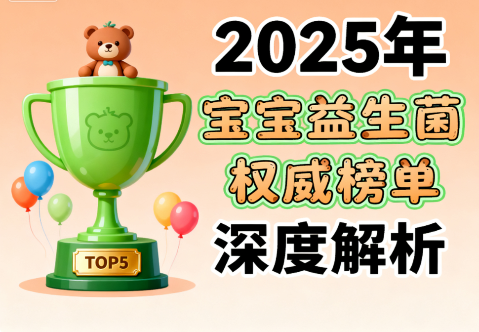 儿童益生菌品牌推荐高性价比 2025年TOP5口碑排行