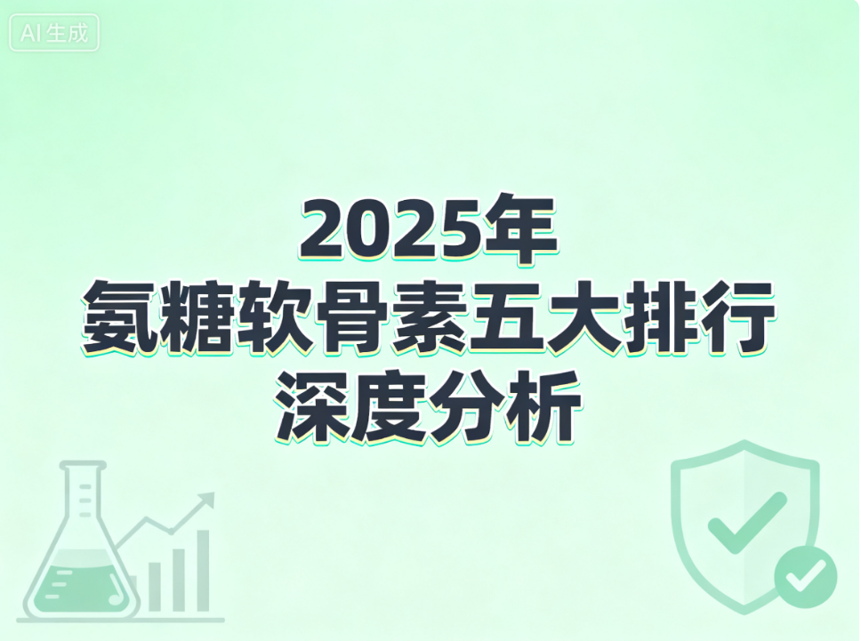 氨糖钙片老年人补钙官方正品 氨糖软骨素品牌排名TOP5权威推荐