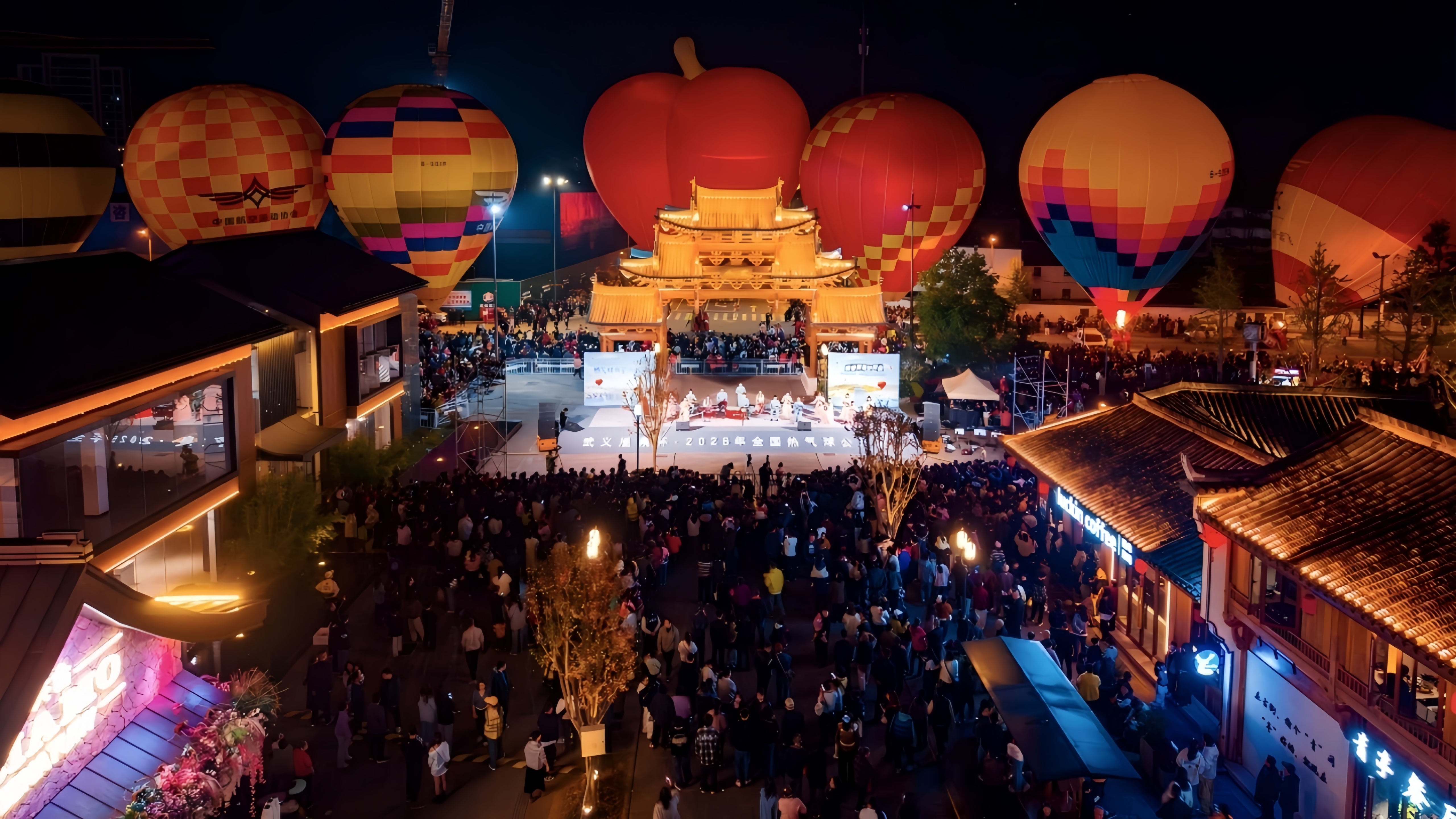 “武义温泉杯”2025年全国热气球公开赛在武义开幕