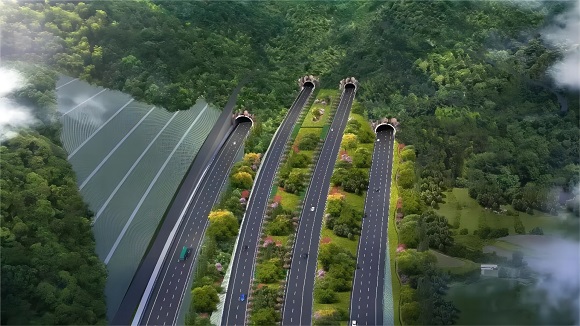 浙江甬台温高速改扩建工程湖雾岭隧道左洞开挖顺利完成