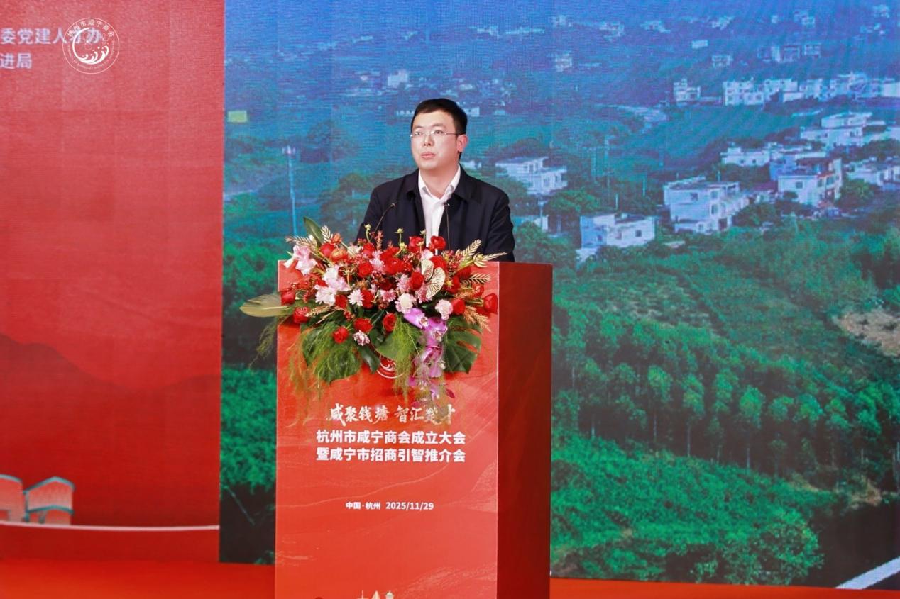 咸宁市崇阳县人民政府副县长吴齐林上台推介