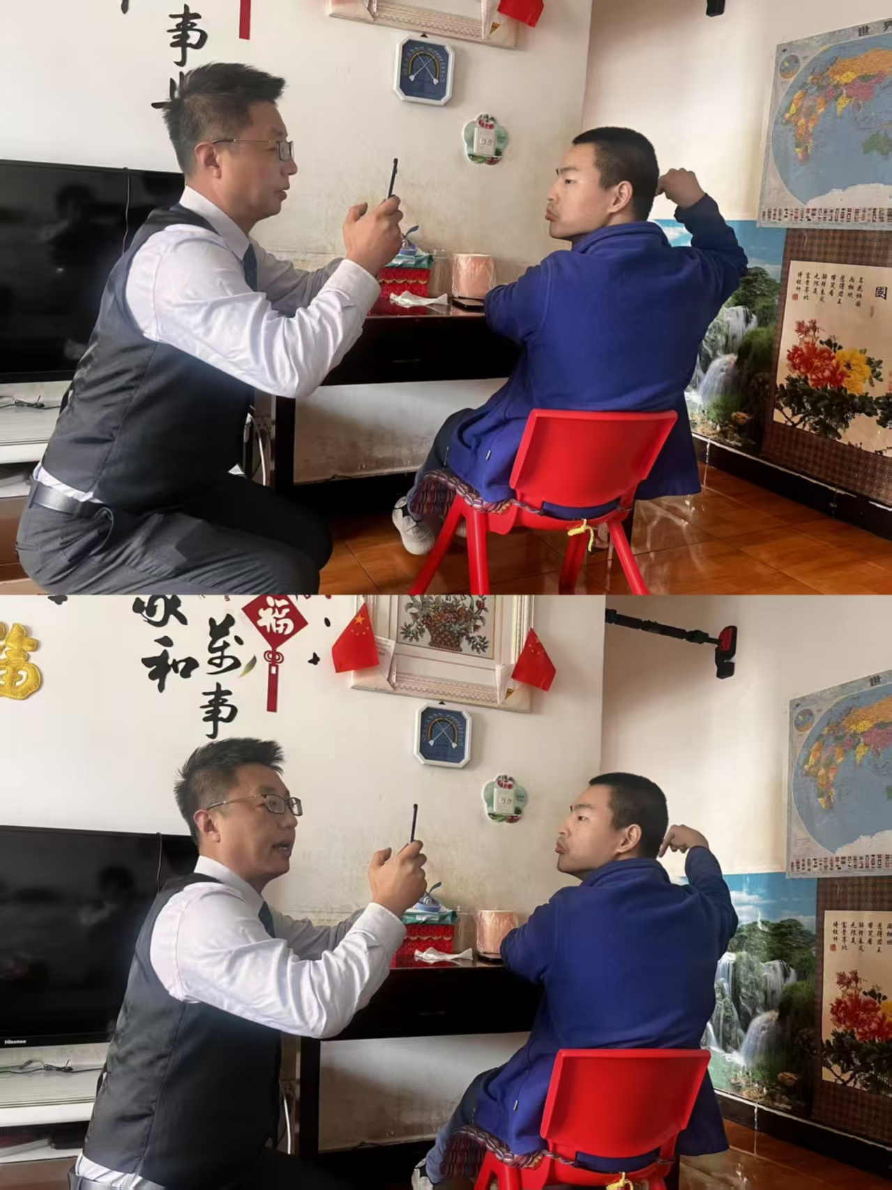 定西农行暖心服--上门激活社保卡    传递金融温度