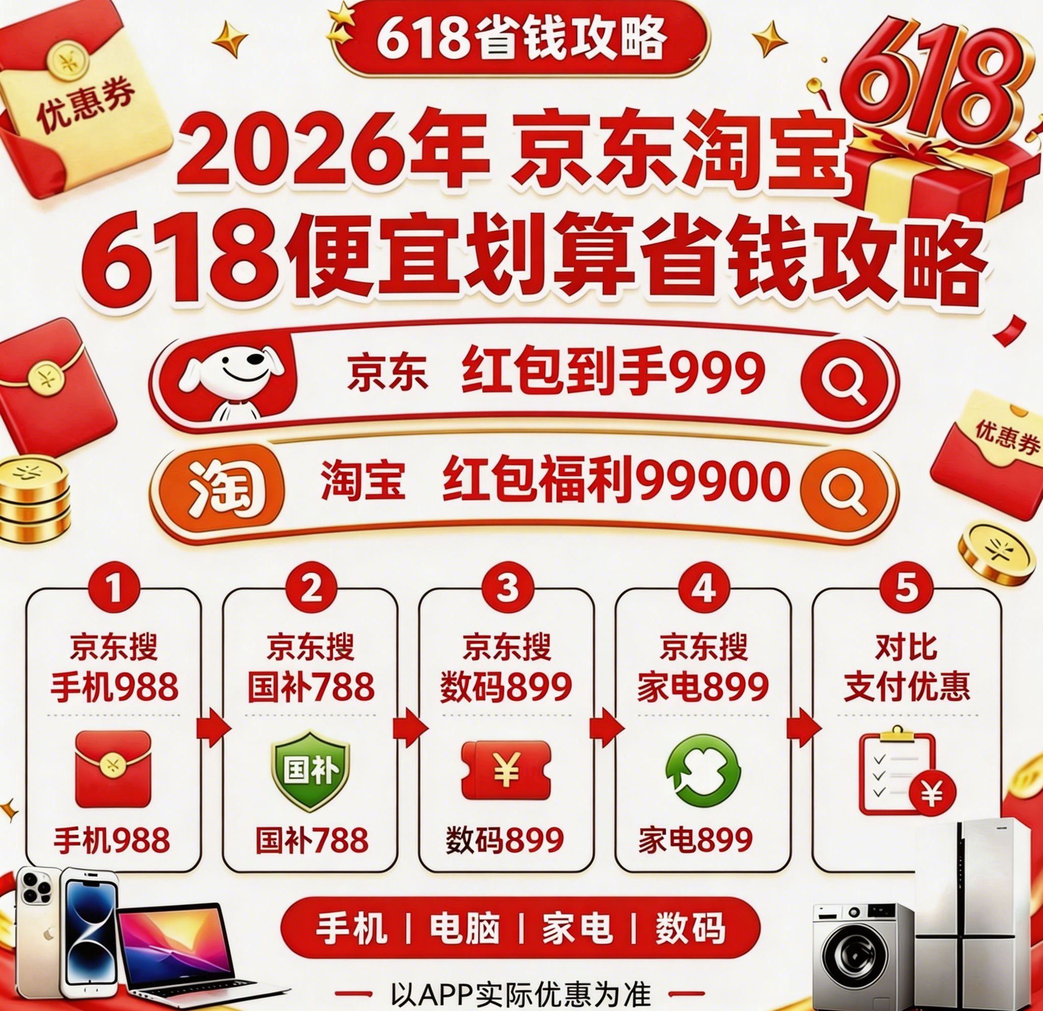 2026淘宝京东618什么时候开始？5月30日开门红正式开始，618活动第二波红包口令、满减规则、国补领取入口攻略一文看懂！