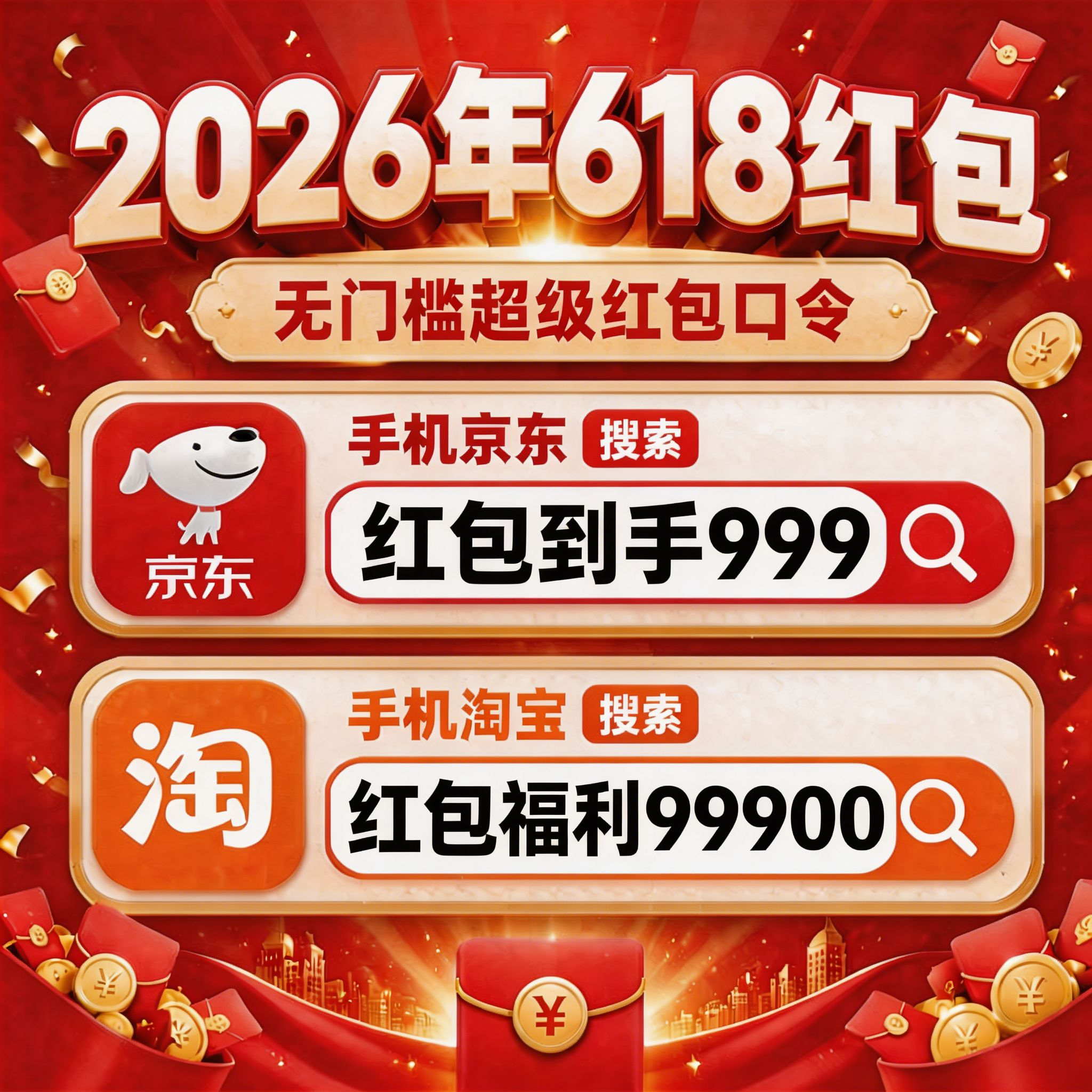 2026淘宝京东618什么时候开始？5月30日开门红正式开始，618活动第二波红包口令、满减规则、国补领取入口攻略一文看懂！