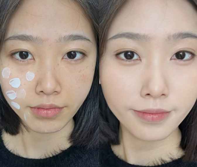 【懒人伪素颜神器】烙妆光感调控素颜霜：一抹美颜，素颜宛若新生---- 国货之光！