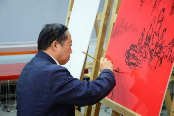 《我为红船代言》熠熠光辉的艺术家胡兴书